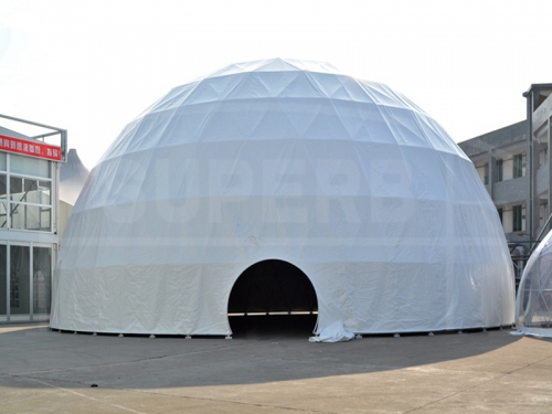 barracas de evento de cúpula geodésica ao ar livre