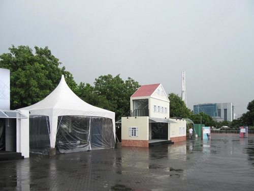 tendas decorativas ao ar livre da feira profissional