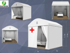 hospitais montam tendas de coronavírus